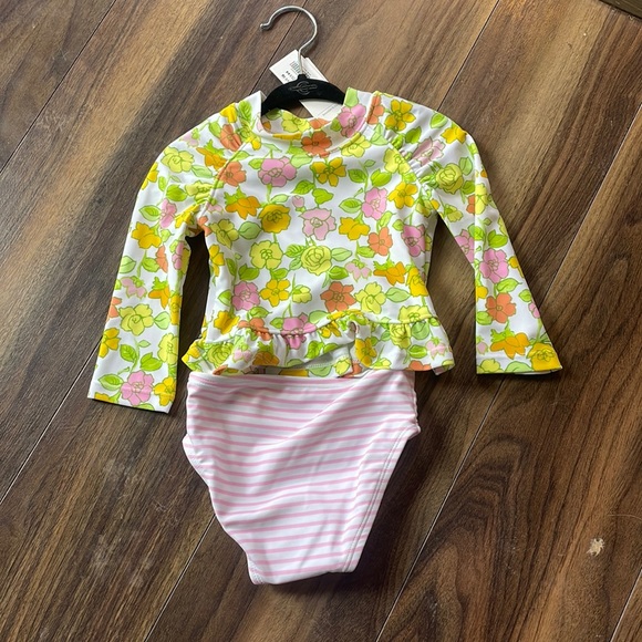 Janie and Jack Swim Nwt Janie And Jack Baby Girl Two Piece Swim Set